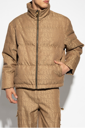 Versace jacket neutri with standing collar