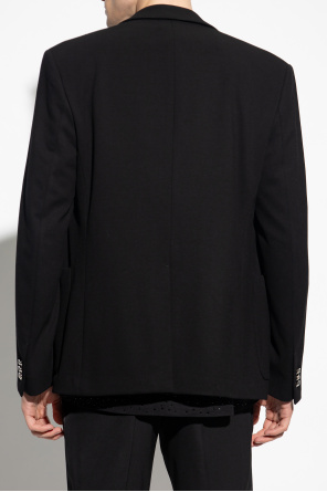 Versace Lou Dalton flap-pocket cotton shirt