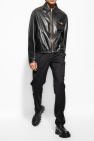 Versace BLACK Leather jacket