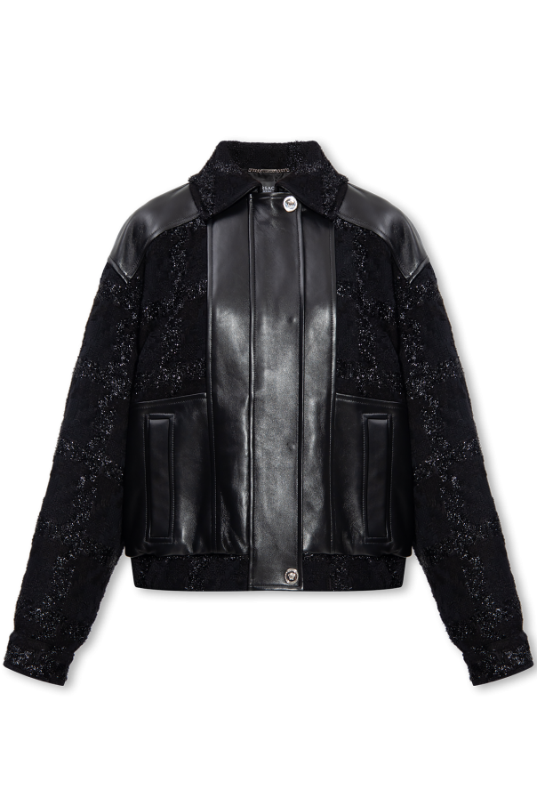 Jacket in contrasting fabrics od Versace