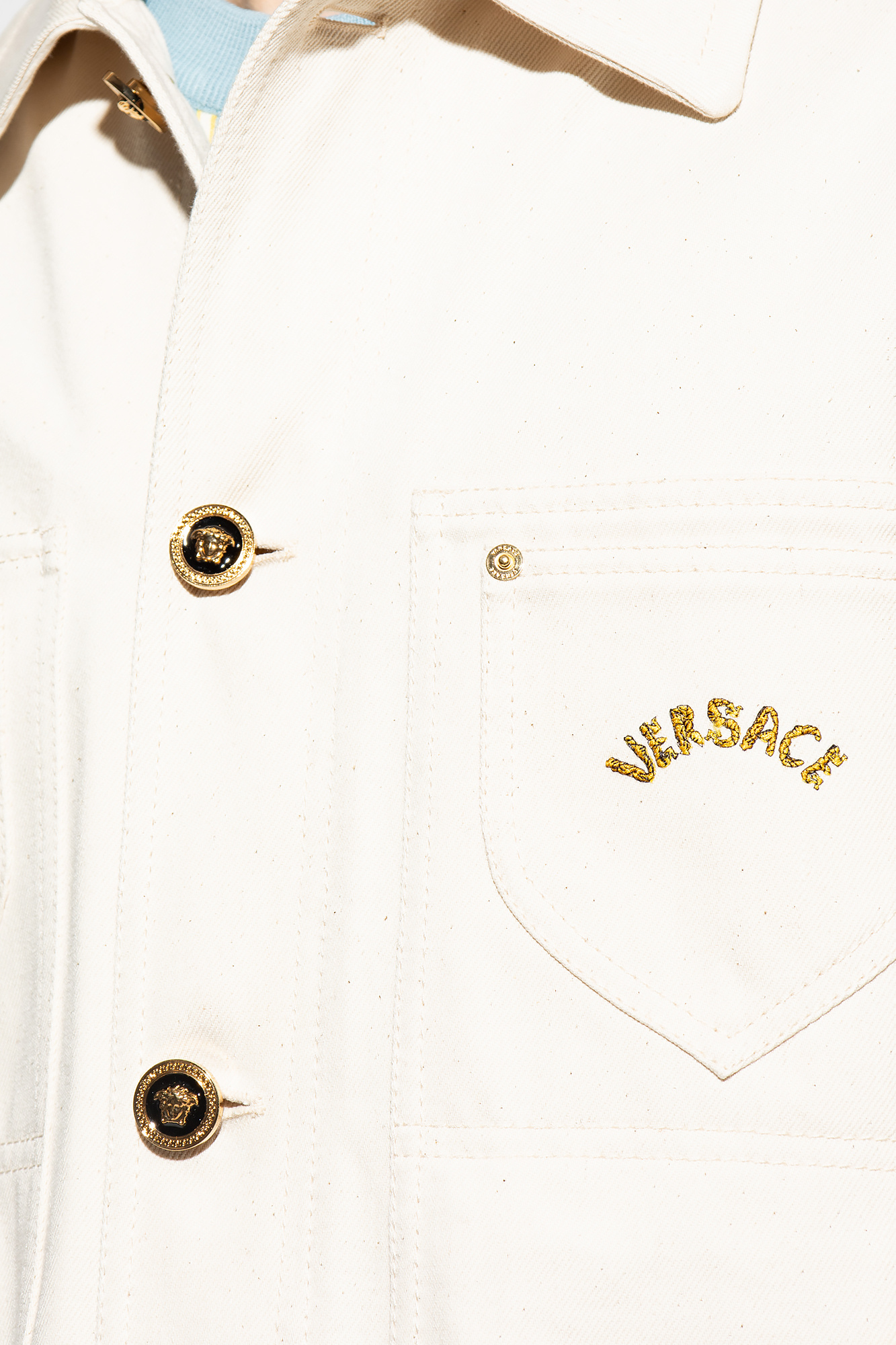 Versace ‘La Vacanza’ collection denim jacket