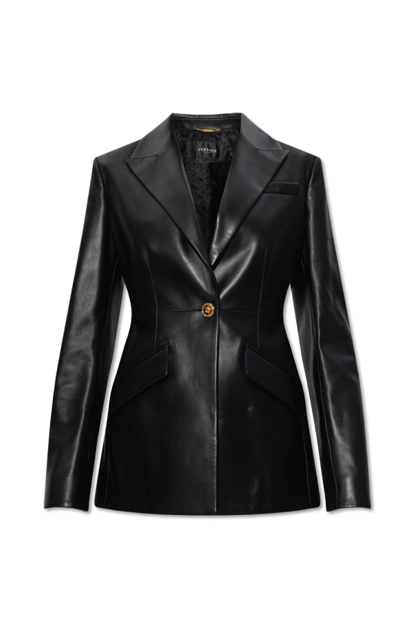 Versace Leather blazer