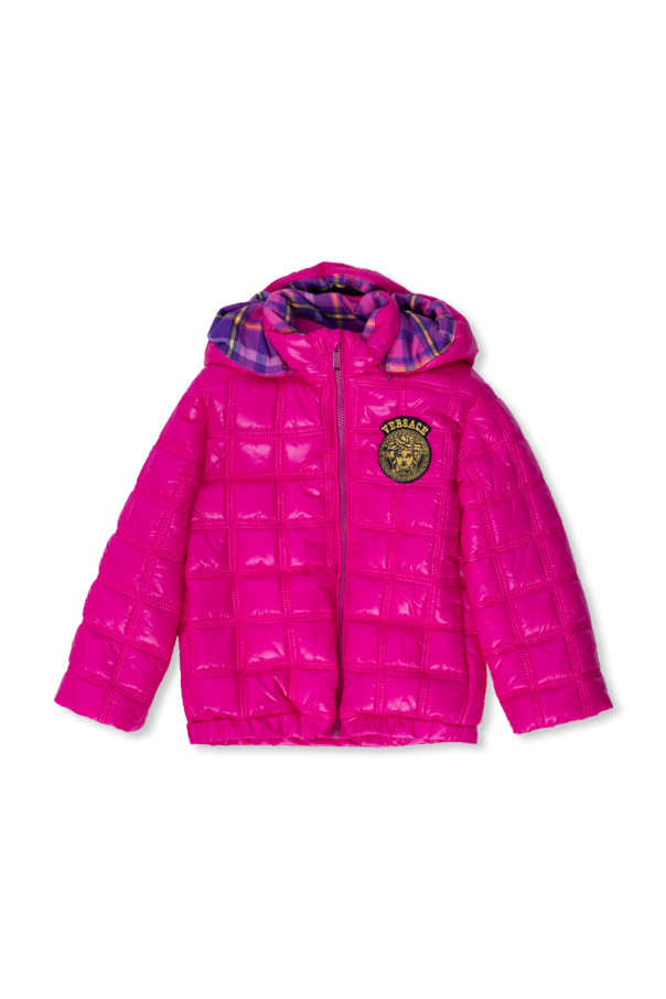 Jacket with detachable hood od Versace Kids