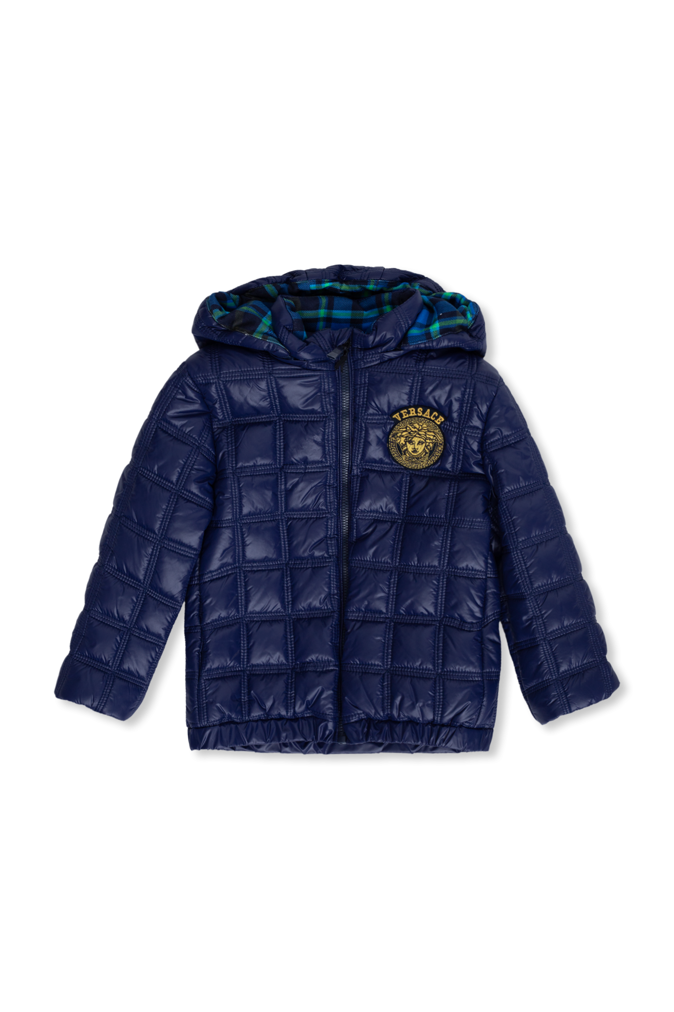 Versace Kids jacket slim with detachable hood