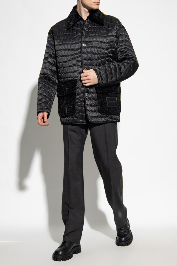 Versace Quilted con jacket