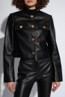 Versace BLACK Leather jacket