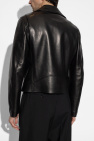 Versace BLACK Leather biker jacket
