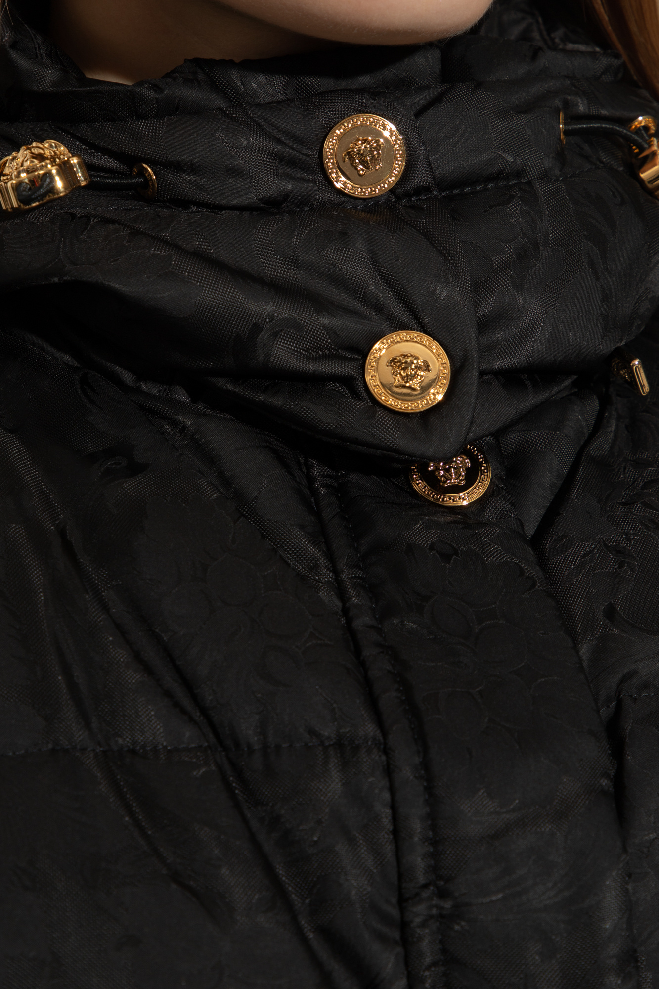 Versace Dior jacket with detachable hood