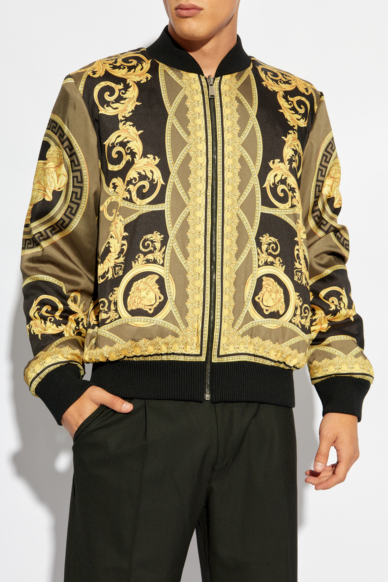 Versace Reversible bomber jacket