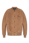 Versace Suede bomber jacket