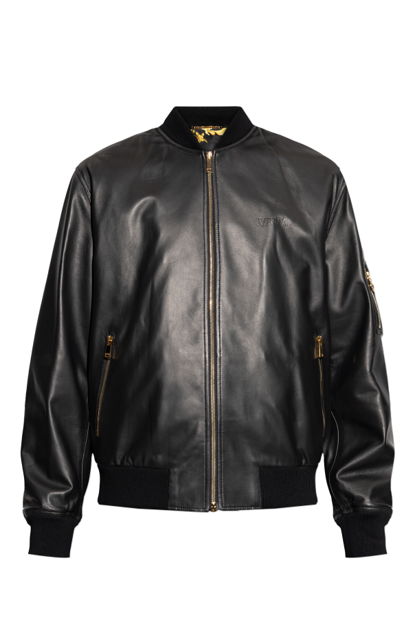 Leather jacket od Versace