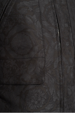 Versace teddy Jacket with Barocco pattern