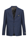 Versace NAVY BLUE Wool blazer