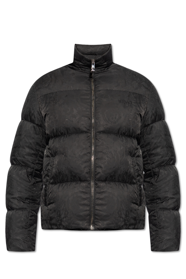 Versace Down jacket with `Barocco` motif