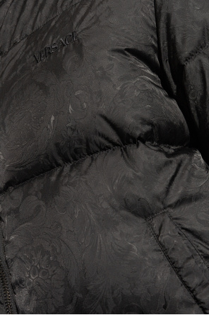 Versace Down jacket with `Barocco` motif