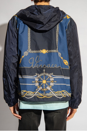 Versace Hooded lightweight jacket