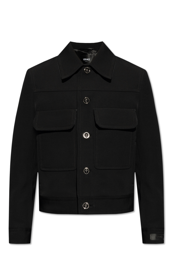 Versace jacket sporco with buttons