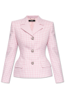 Versace Checkered Pattern Blazer