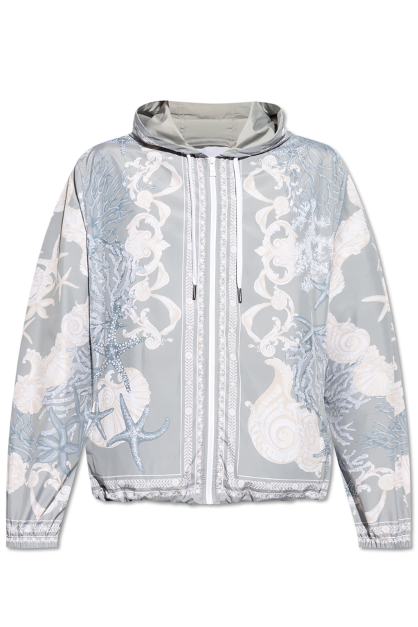 Versace Jacket with `Barocco Sea` print