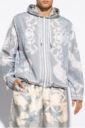 Versace Jacket with `Barocco Sea` print