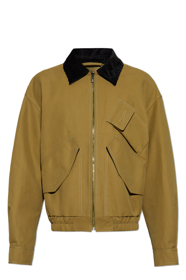 Versace Jacket with corduroy collar