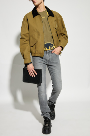Jacket with corduroy collar od Versace