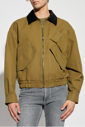 Versace Jacket with corduroy collar