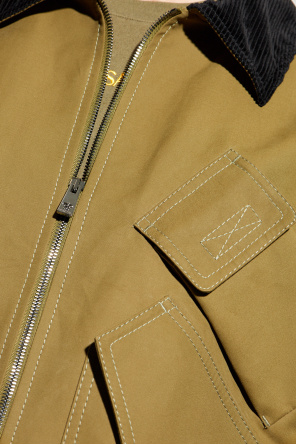 Versace Jacket with corduroy collar