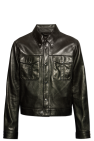 Versace BLACK Leather jacket