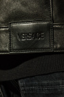 Versace BLACK Leather jacket
