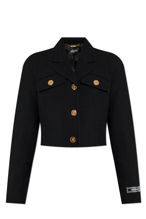 Versace Short wool jacket
