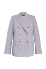 Versace GREY Double-breasted blazer