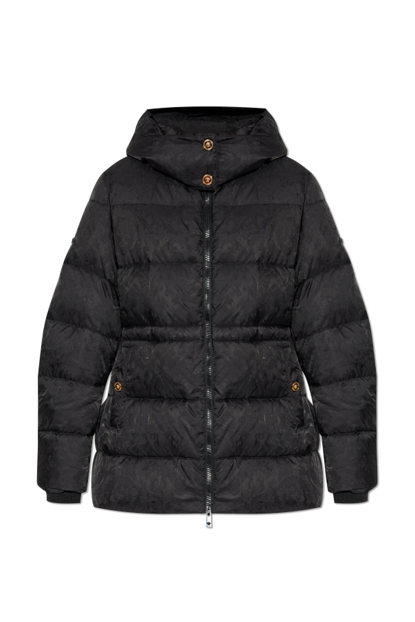 Versace Down jacket with detachable hood