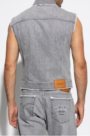 Versace Denim waistcoat