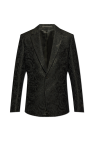 Versace BLACK Patterned blazer