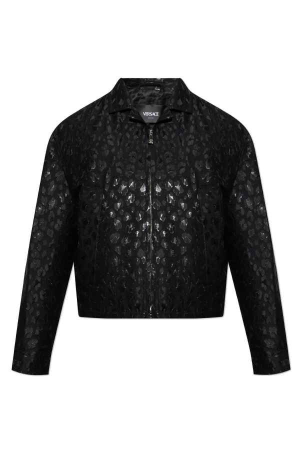 Versace Leopard Print Jacket