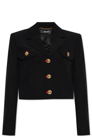 Blazer with open lapels