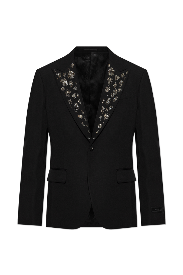 Versace Blazer with shimmering appliqués