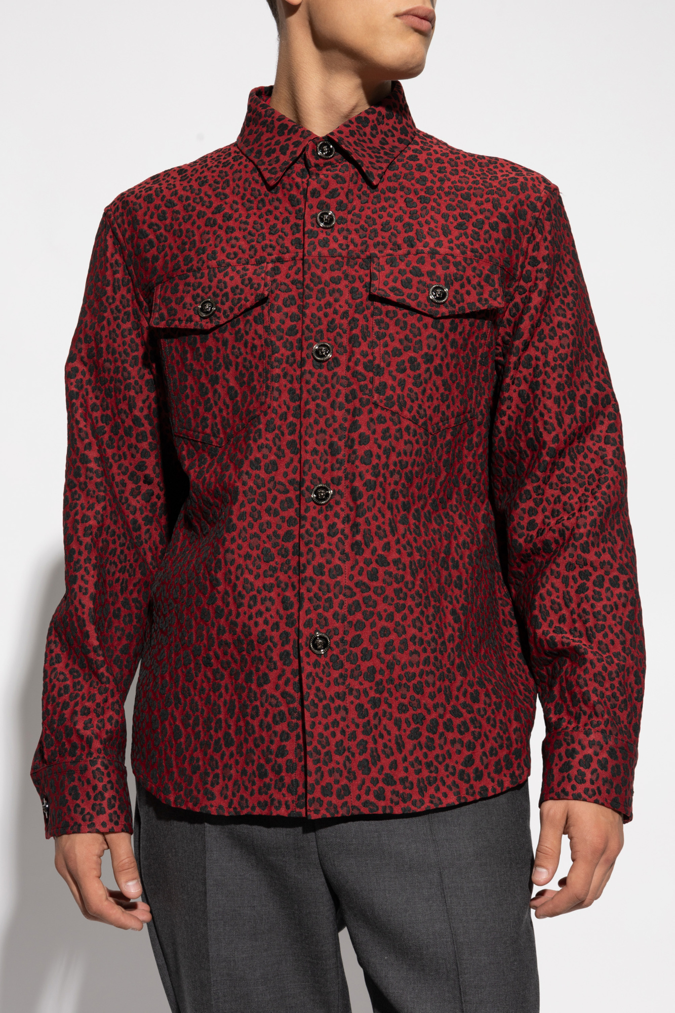 Versace Shirt with embroidered pattern