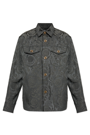 Żakardowa kurtka ze wzorem `barocco`