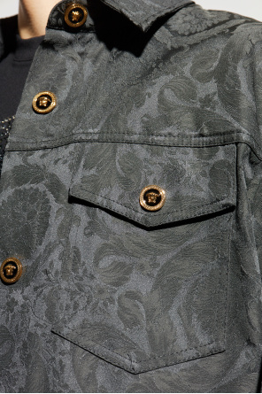 Versace Chaqueta jacquard con estampado 'barocco'