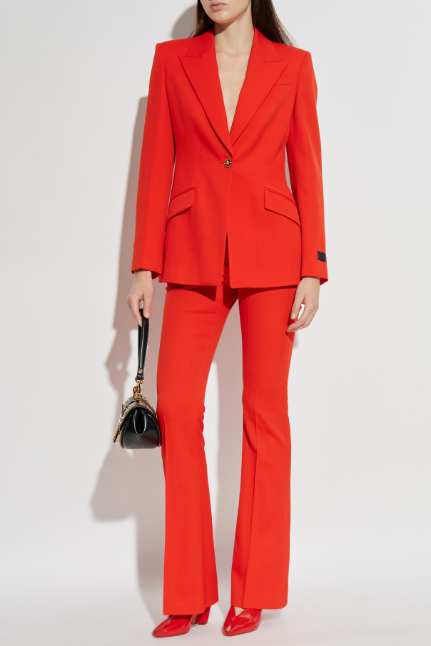 Versace Wool blazer with single vent