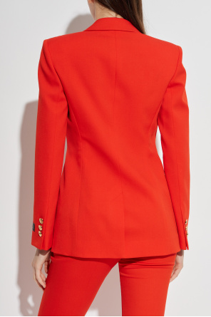 Versace Wool blazer with single vent