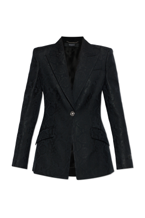 Blazer with animal print