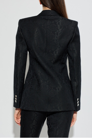Versace Blazer mit Animal-Print