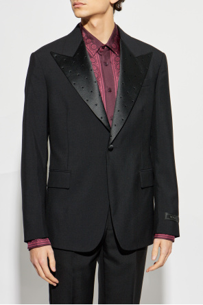 Versace Blazer with shimmering appliqués