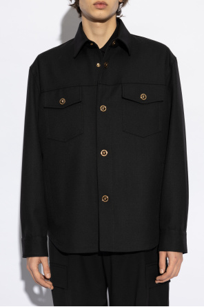 Versace Wool jacket with pockets