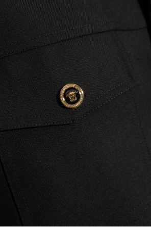 Versace Wool jacket with pockets