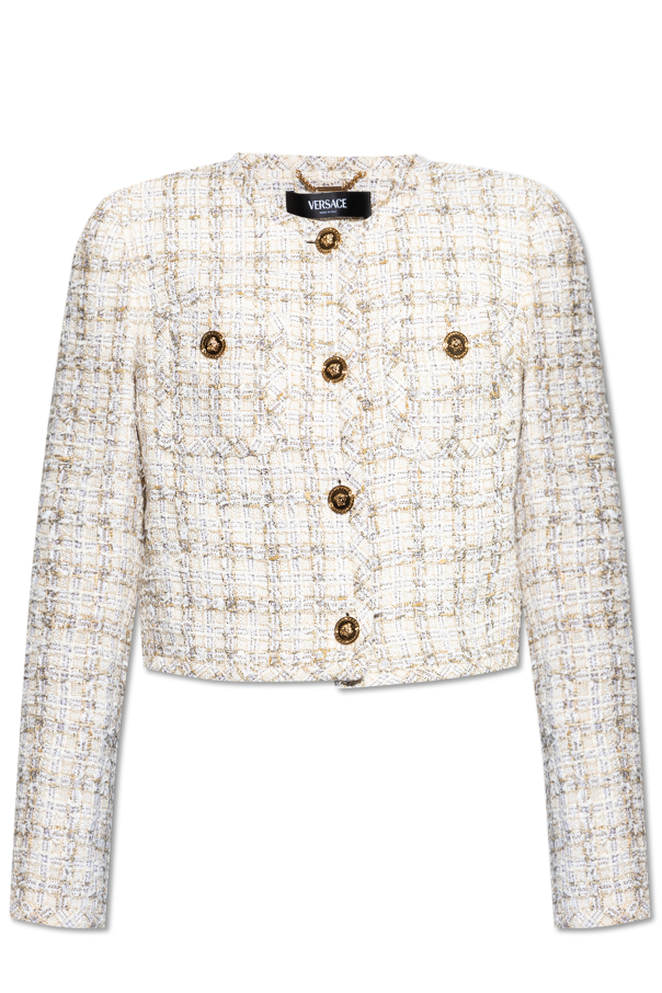 Tweed blazer with lurex thread, zdjęcie 1 Tweed blazer with lurex thread od Versace