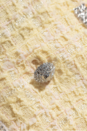 Versace Tweed jacket with shimmering crystals